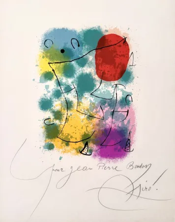 石版画 Miró - Hommage a Rimbaud