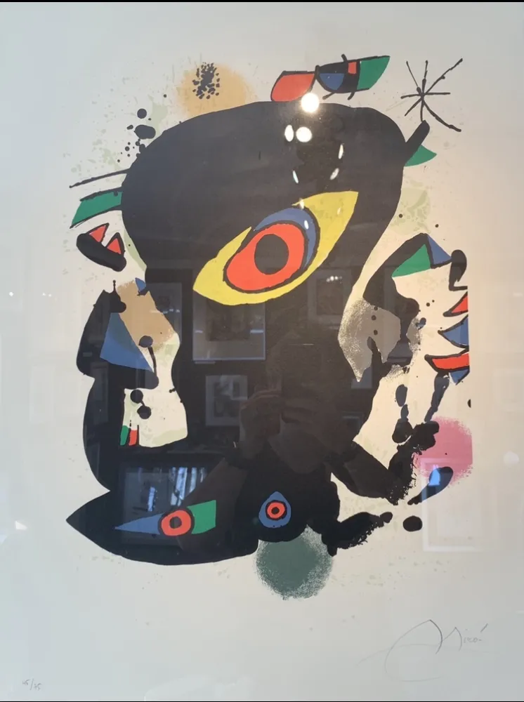 石版画 Miró - Inauguration galerie Maeght Barcelone 