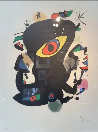 石版画 Miró - Inauguration galerie Maeght Barcelone 