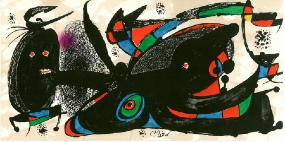 石版画 Miró - Inglaterra 