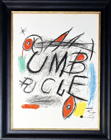 石版画 Miró - Joan Miró (1893–1983) - Affiche pour le film 
