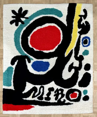 复数作品 Miró - Joan Miró (1893–1983) - Fondation Maeght - Shaggy rug, made of pure virgin wool