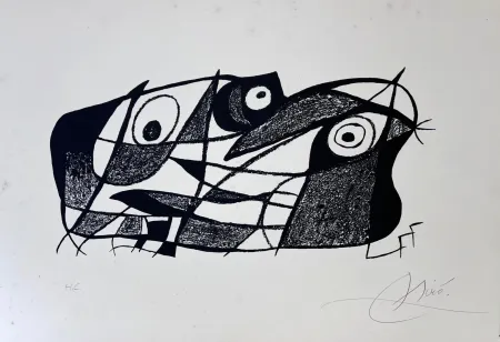 石版画 Miró - Joan Miró. Fotoscop 