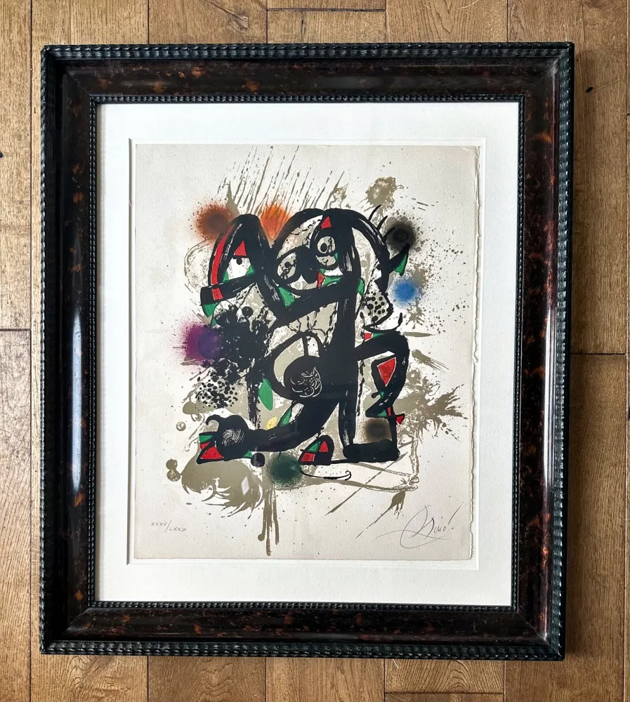 石版画 Miró - Joan Miro Lithographs III / Maeght 1118 