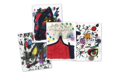 插图书 Miró - Joan Miró Litografo I-II-III-IV-V-VI - Catalogue raisonne of the lithograhs