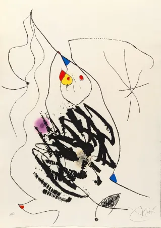 蚀刻飞尘法 Miró - Journal d'un graveur I 
