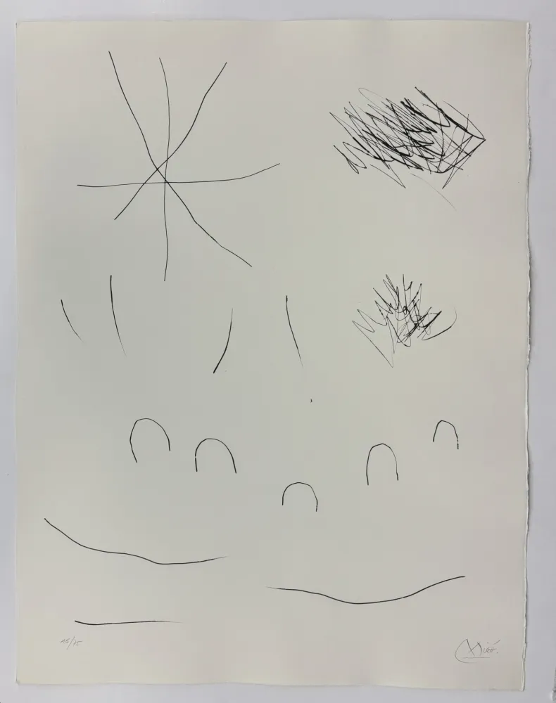 干刻版画 Miró - Journal d'un graveur II