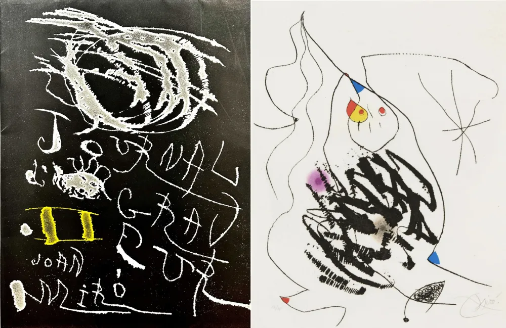 蚀刻飞尘法 Miró - Journal d'un Graveur (INCLUDE THE ORIGINAL FOULDER)