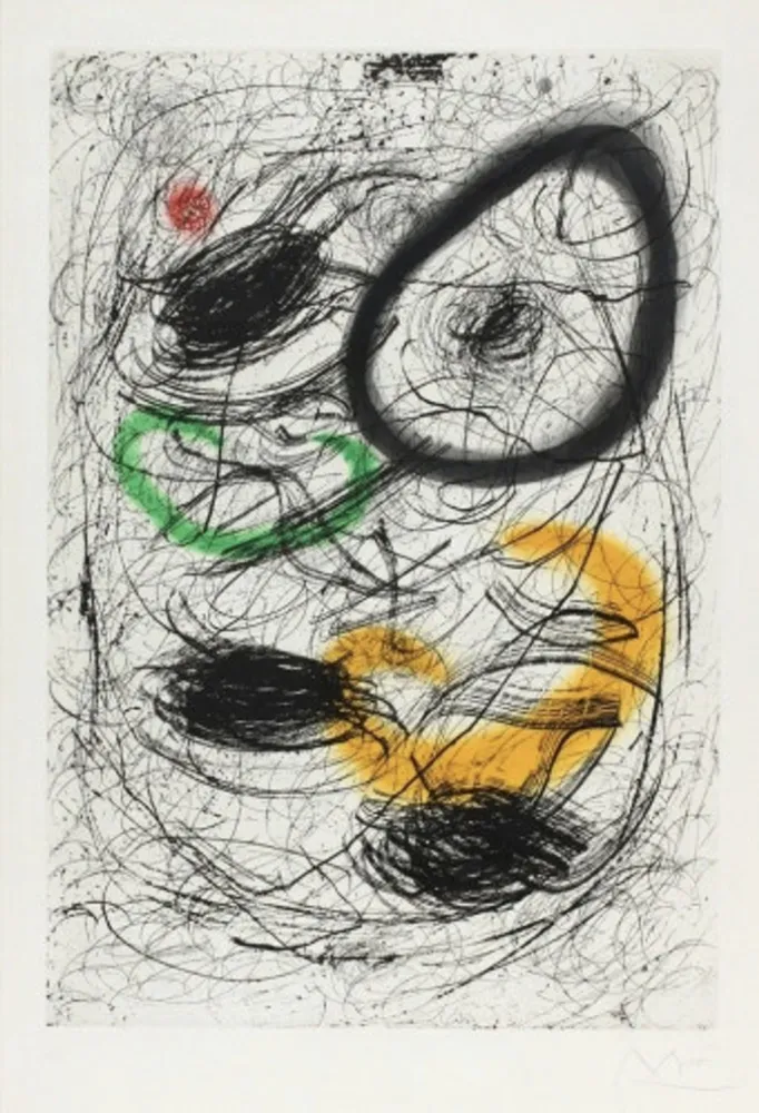 蚀刻飞尘法 Miró - La chevelure De Bérénice II