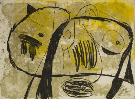 飞尘腐蚀法 Miró - La Commedia Del Arte V