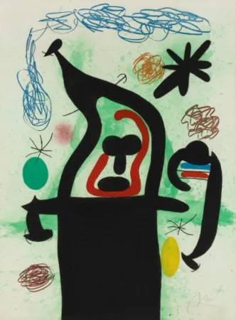 蚀刻飞尘法 Miró - La Harpie