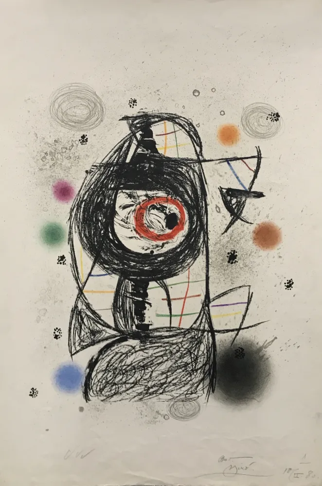 石版画 Miró - La Jalouse