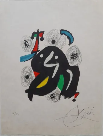 石版画 Miró - La mélodie acide 