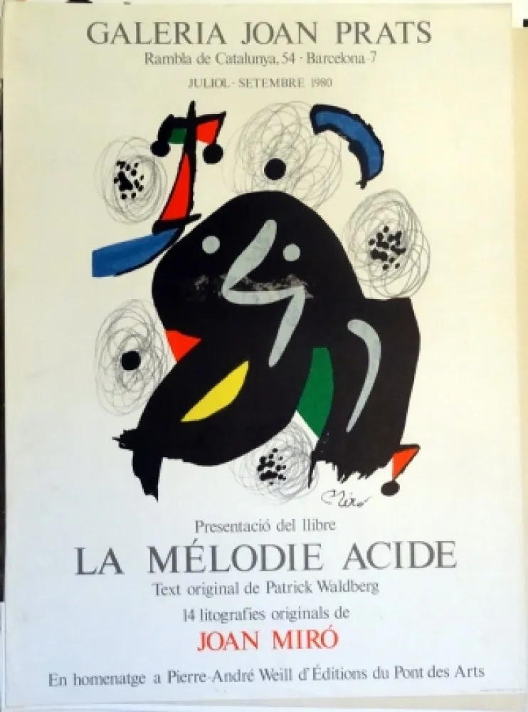 海报 Miró - La Mélodie Acide 1980