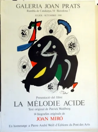 海报 Miró - La Mélodie Acide 1980