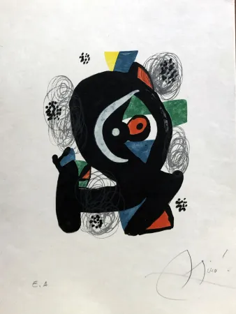 石版画 Miró - La mélodie acide - 2