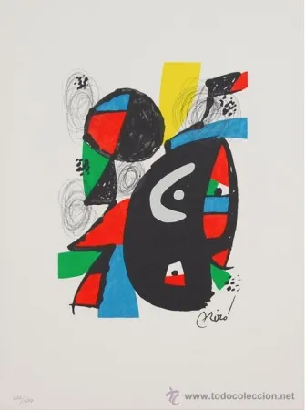 石版画 Miró - La Melodie Acide 