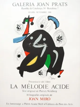 胶版印刷 Miró - La mélodie acide