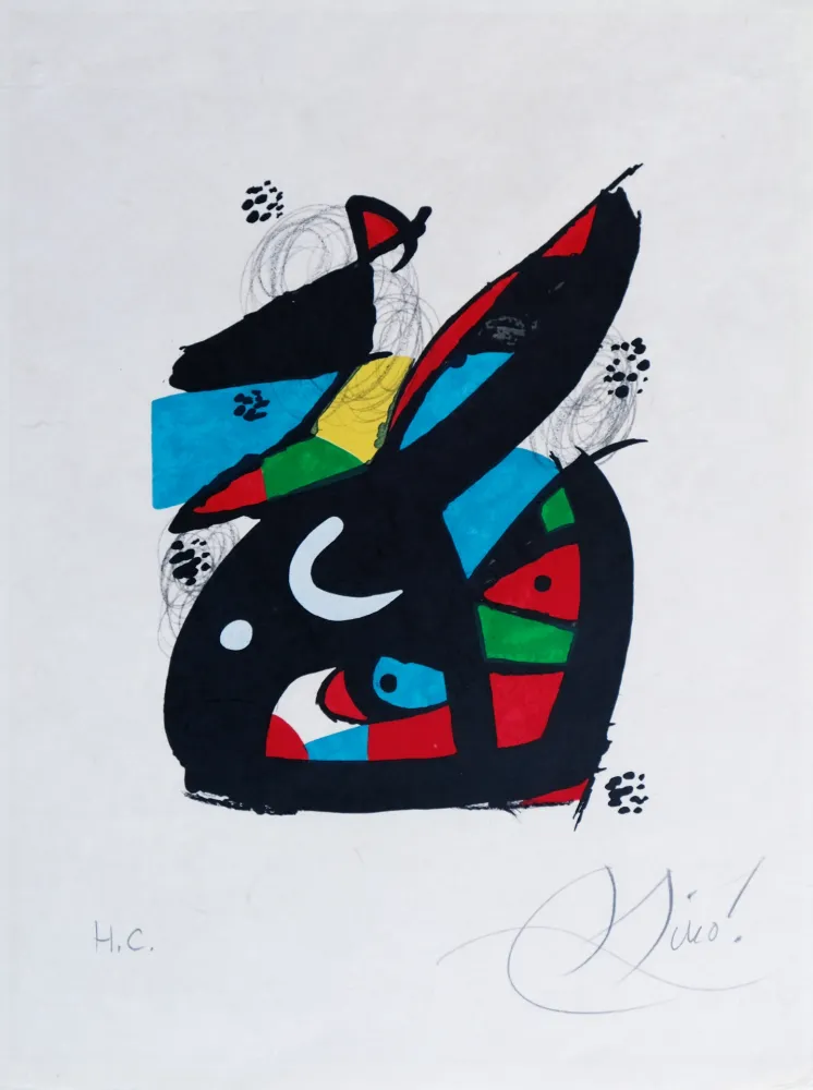 石版画 Miró - La mélodie acide