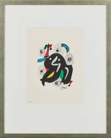 石版画 Miró - La Mélodie Acide, Planche IV