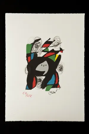 石版画 Miró - La mélodie acide VIII
