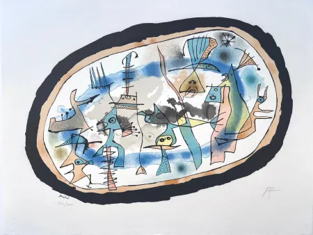 石版画 Miró - La Naissance du Jour 