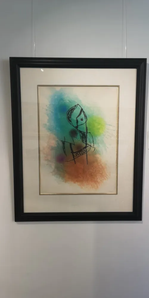 蚀刻飞尘法 Miró -  La Rainette 