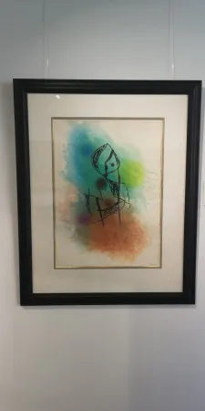 蚀刻飞尘法 Miró -  La Rainette 