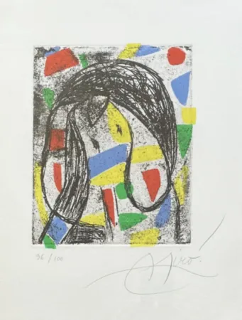 版画 Miró - La Revolte des Caracteres