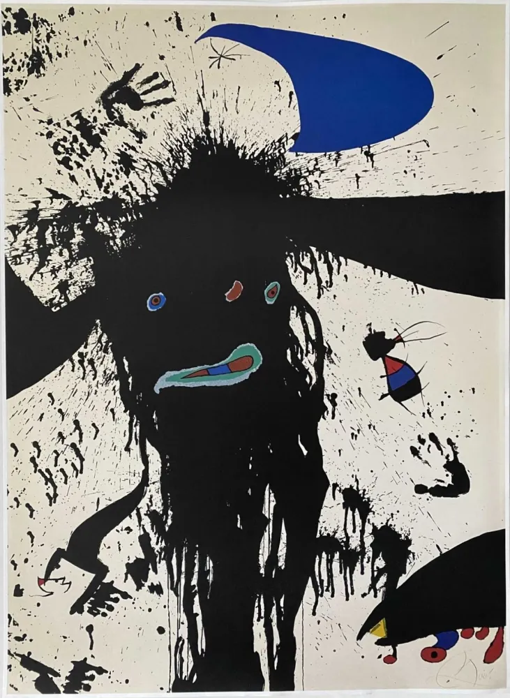 海报 Miró - La Ruisselante Lunaire