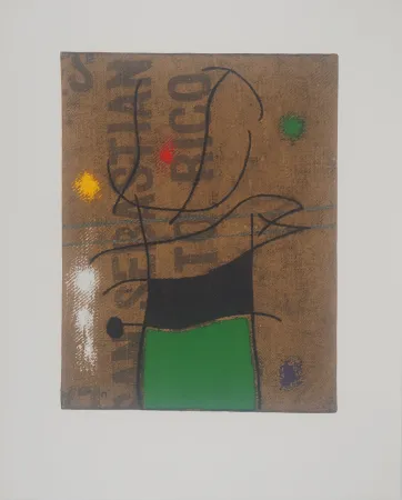 石版画 Miró - L'acrobate
