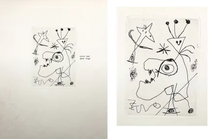 蚀刻版画 Miró - 