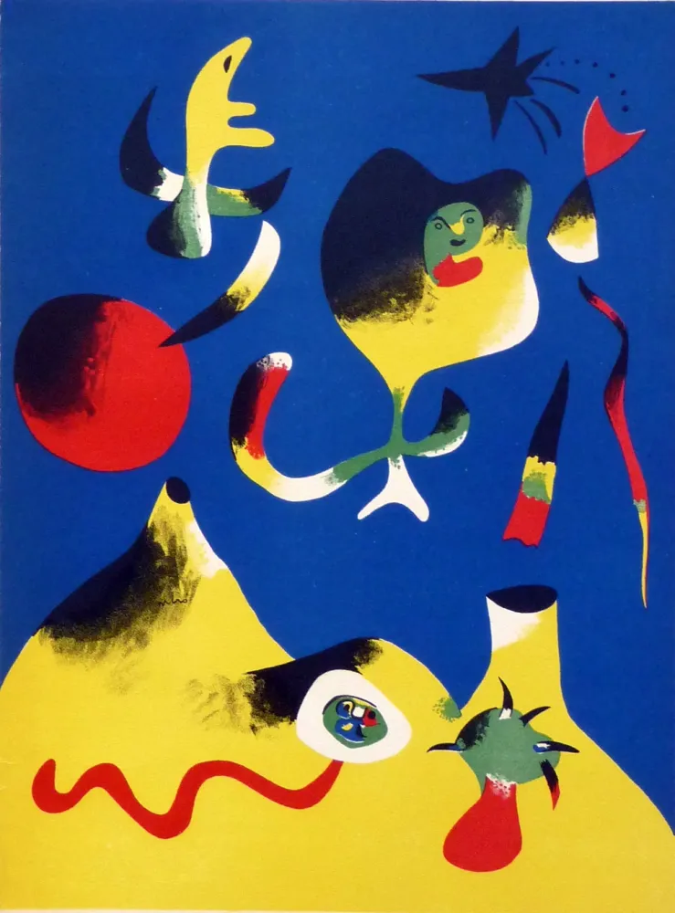 石版画 Miró - L’Air