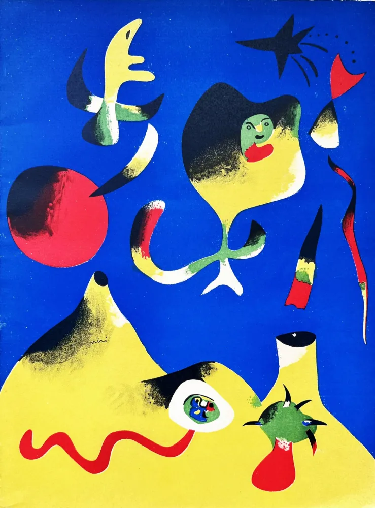 石版画 Miró - L'Air