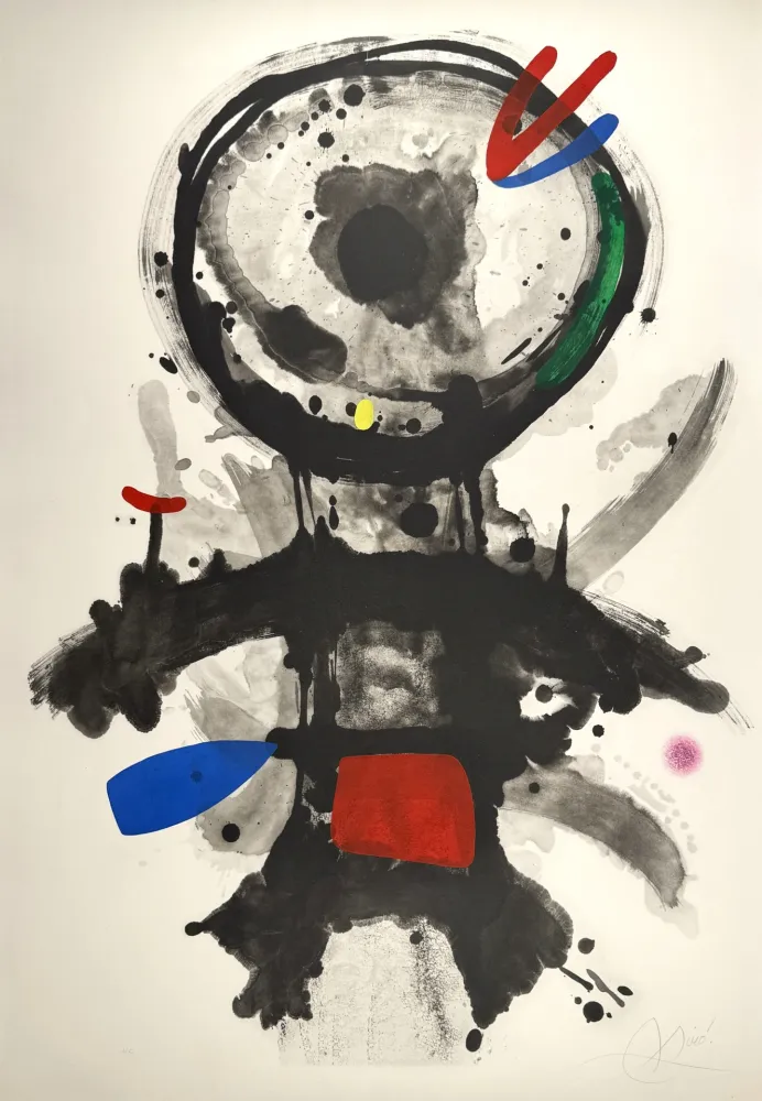 飞尘腐蚀法 Miró -  L'Ange criblé 