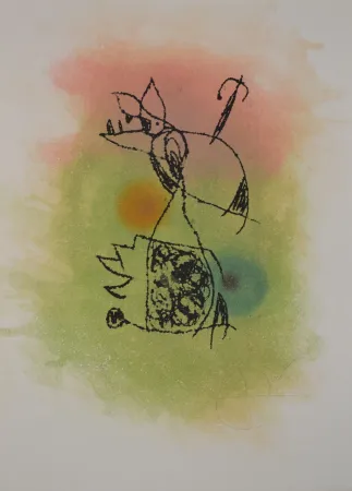 蚀刻飞尘法 Miró - Le Criquet - D1021