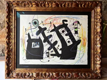 无技术 Miró - Le lezard aux plumes d´or