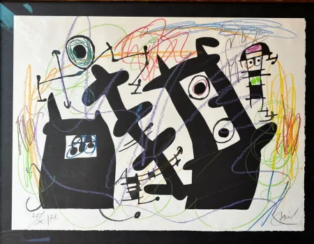 无技术 Miró - Le lezard aux plumes d´or