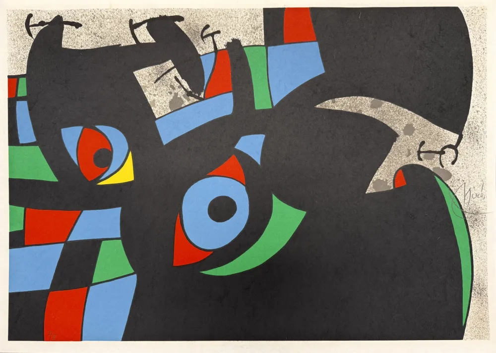 石版画 Miró - Le Lézard aux Plumes d’Or (one plate)