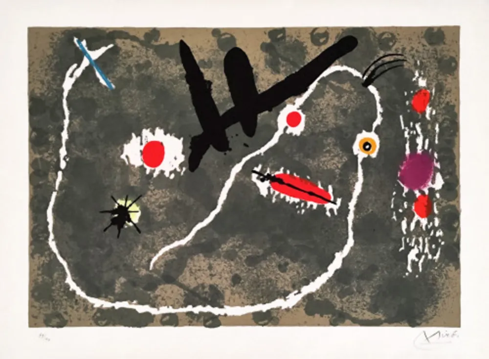 石版画 Miró - Le Lezard aux Plumes d'Or VIII