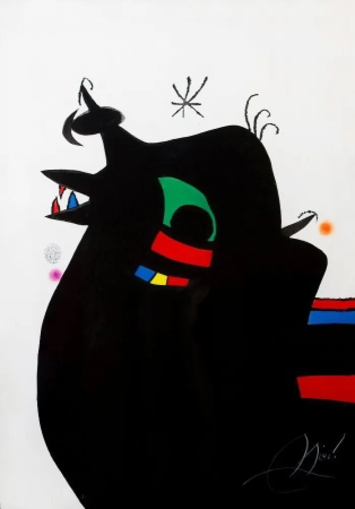 蚀刻飞尘法 Miró - Le Marechal des Logis (The Sergeant)