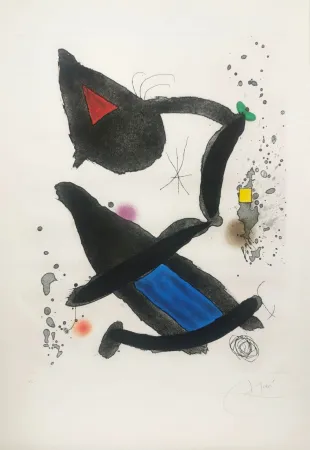 蚀刻飞尘法 Miró - Le Roi David 
