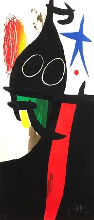 蚀刻飞尘法 Miró - Le Serrasin à L’étoile Bleue (Buckwheat with Blue Star)