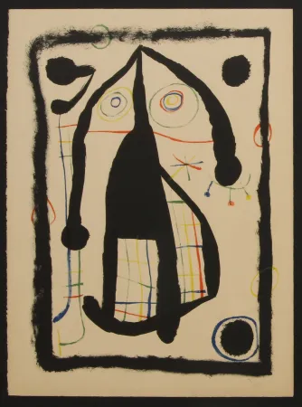 石版画 Miró - L'ENTRANGERE