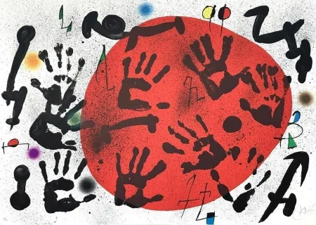 石版画 Miró - Les Agulles del Pastor