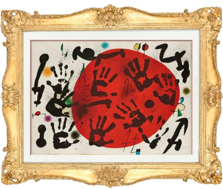 石版画 Miró - Les Agulles del Pastor.