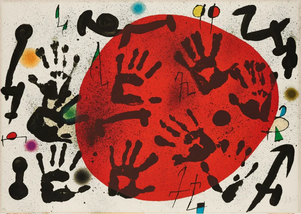 石版画 Miró - Les Agulles del Pastor.