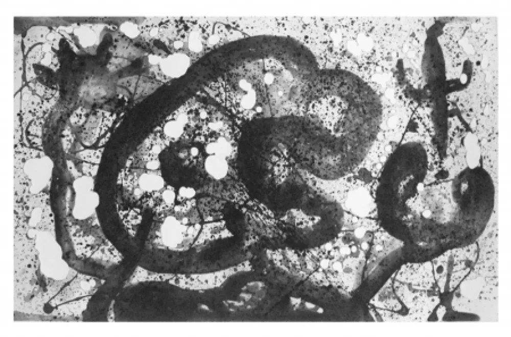 版画 Miró - Les géants