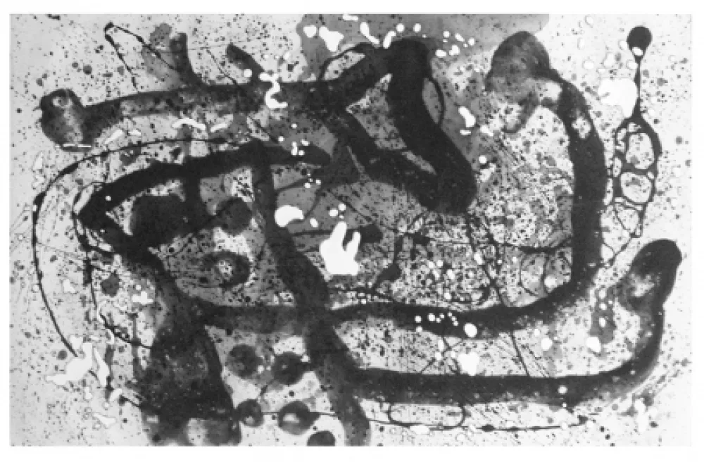 版画 Miró - Les géants