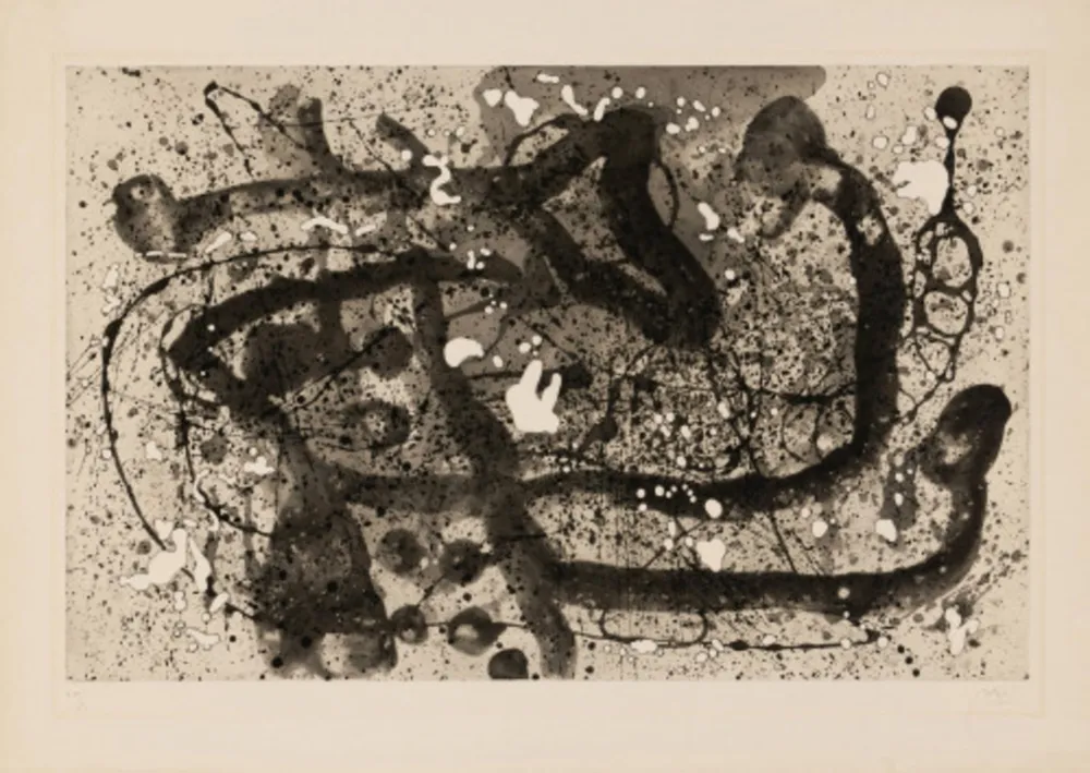 飞尘腐蚀法 Miró - Les Geants III